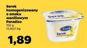 Netto Serek homogenizowany o smaku waniliowym paradiso oferta