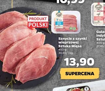 Netto Sznycle z szynki wieprzowej sztuka mięsa oferta