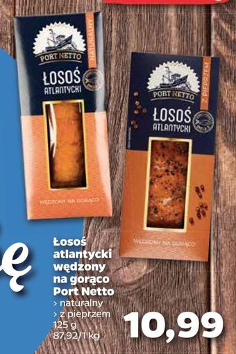 Netto Łosoś atlantycki wędzony na gorąco port netto oferta