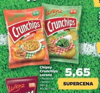 Netto Lorenz Chipsy crunchips focaccia, pesto 140 g oferta