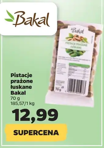 Netto Bakal Pistacje prażone łuskane 70 g oferta