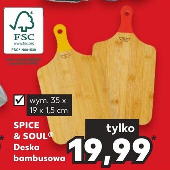 Kaufland Deska do krojenia spice&soul oferta