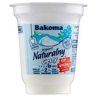 Selgros Bakoma jogurt naturalny gęsty 150 g oferta