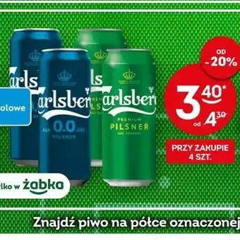 Żabka Piwo carlsberg 500ml oferta