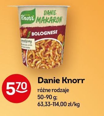 Żabka Danie knorr oferta