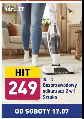 Bezprzewodowy odkurzacz 2 w 1