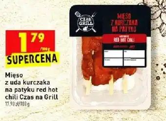 Biedronka Mięso z uda kurczaka na patyku red hot chili 100g oferta