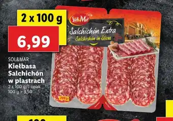 Lidl Kiełbasa Salchichon w plastrach 2x100g oferta