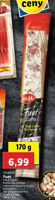 Lidl Fuet 170g oferta