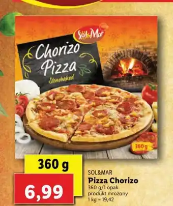 Lidl Pizza Chorizo 360g oferta