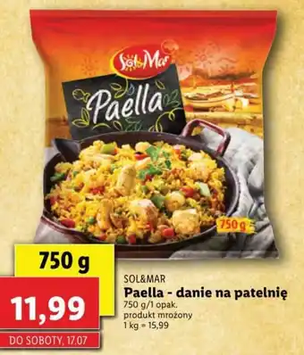 Lidl Paella danie na patelnie 750g oferta