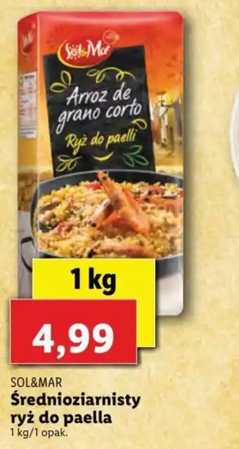 Średnioziarnisty ryż do paella 1kg