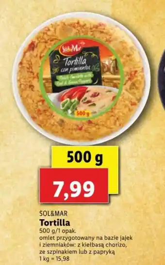 Lidl Tortilla 500g oferta