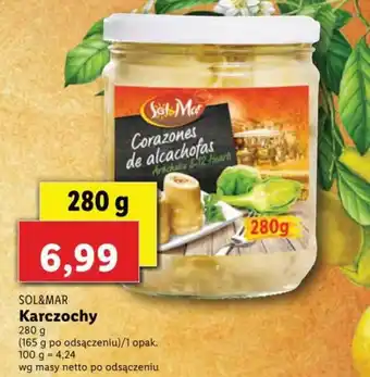 Karczochy 280g