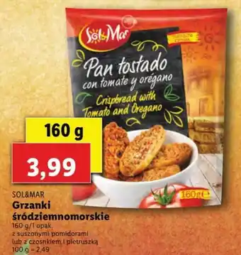 Lidl Grzanki śródziemnomorskie 160g oferta