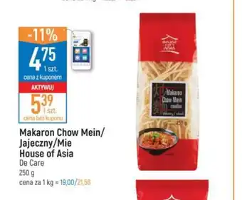 E.Leclerc Makaron Chow Mein/ Jajeczny/ Mie House of Asia 250g oferta