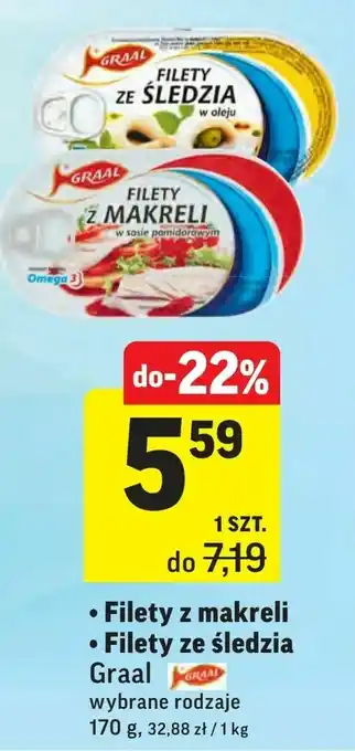 Intermarche Filety z makreli • Filety ze śledzia oferta
