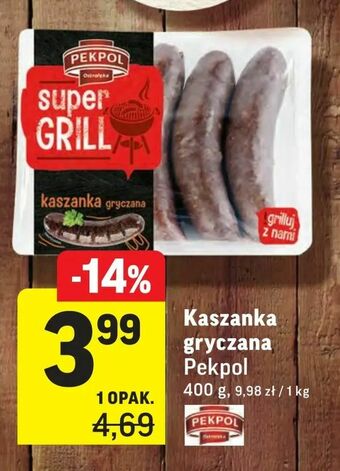 Intermarche Kaszanka gryczana oferta