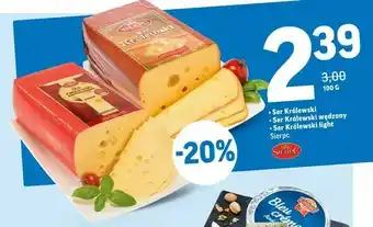 Intermarche Ser Królewski • Ser Królewski wędzony • Ser Królewski light oferta
