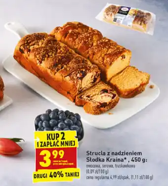 Biedronka Strucla z nadzieniem Słodka Kraina 2x 450g oferta