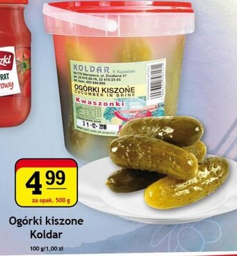Gram Market Koldar Ogórki kiszone 500g oferta