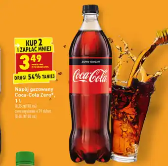 Biedronka napój gazowany Coca-Cola Zero 2x 1l oferta