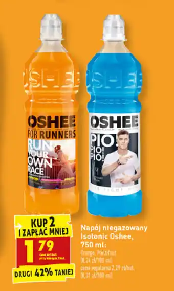 Biedronka Napój niegazowany Isotonic Oshee 2x 750ml oferta