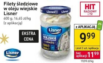Stokrotka Lisner filety śledziowe w oleju wiejskie 600g oferta
