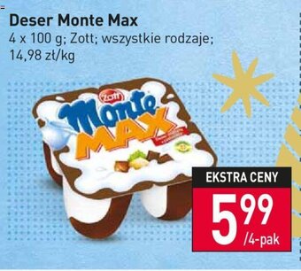Stokrotka Zott deser monte max 4x100g oferta