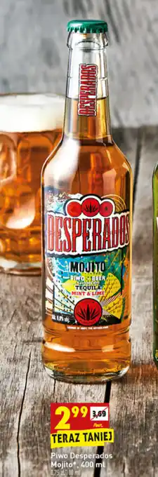 Biedronka Piwo Desperados Mojito 400ml oferta