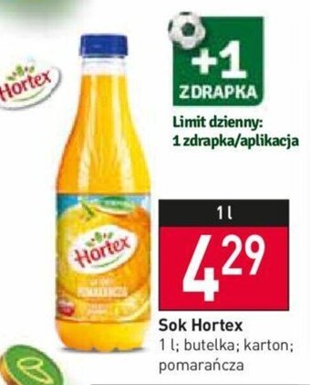 Stokrotka Hortex sok 1l oferta