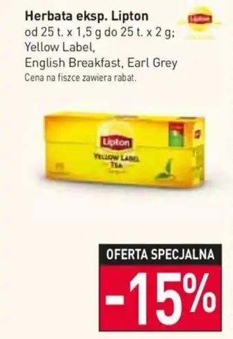 Stokrotka Unilever herbata eksp. Lipton oferta