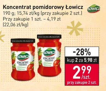 Stokrotka Łowicz koncentrat pomidorowy 190g oferta