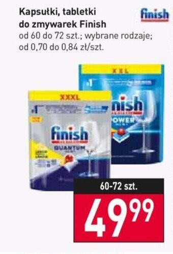 Stokrotka Finish kapsułki, tabletki do zmywarek 60-72szt. oferta