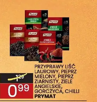 Przyprawy Prymat wybrane rodzaje