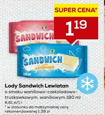 Lewiatan Lody Sandwich Lewiatan oferta