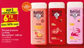 Biedronka Żel pod prysznic Le Petit Marseillais 2x 400ml oferta