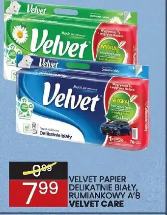 Wafelek Papier toaletowy Velvet 8 rolek oferta