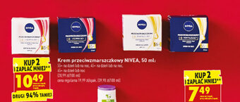 Biedronka Krem przeciwzmarszczkowy NIVEA 2x 50ml oferta