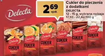 Carrefour Delecta cukier do pieczenia z dodatkami 12-15g oferta