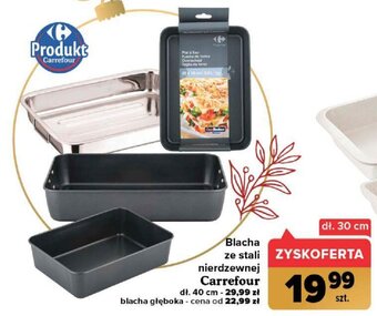Carrefour Carrefour blacha ze stali nierdzewnej oferta