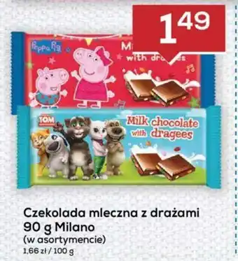 Lewiatan Czekolada mleczna z drażami 90g oferta