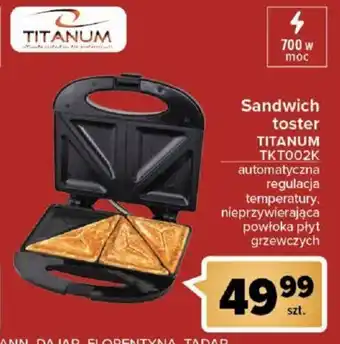 Carrefour Titanum sandwich toster tkt002k oferta