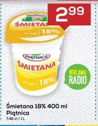Lewiatan Śmietana 18% 400ml oferta