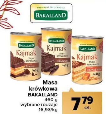 Carrefour Masa krówkowa tiramisu bakalland oferta