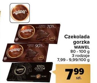 Carrefour Czekolada extra gorzka 100% wawel oferta