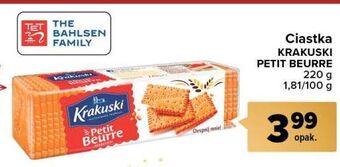 Carrefour Herbatniki krakuski petit beurre oferta