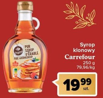 Carrefour Syrop klonowy carrefour oferta
