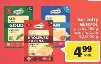 Carrefour Market Ser gouda - plastry mlekpol oferta