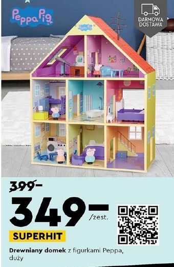 Biedronka Domek drewniany peppa pig oferta
